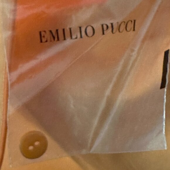 Emilio Pucci | Embroidered-Trim Piped Button Shirt Blouse - Picture 11 of 11